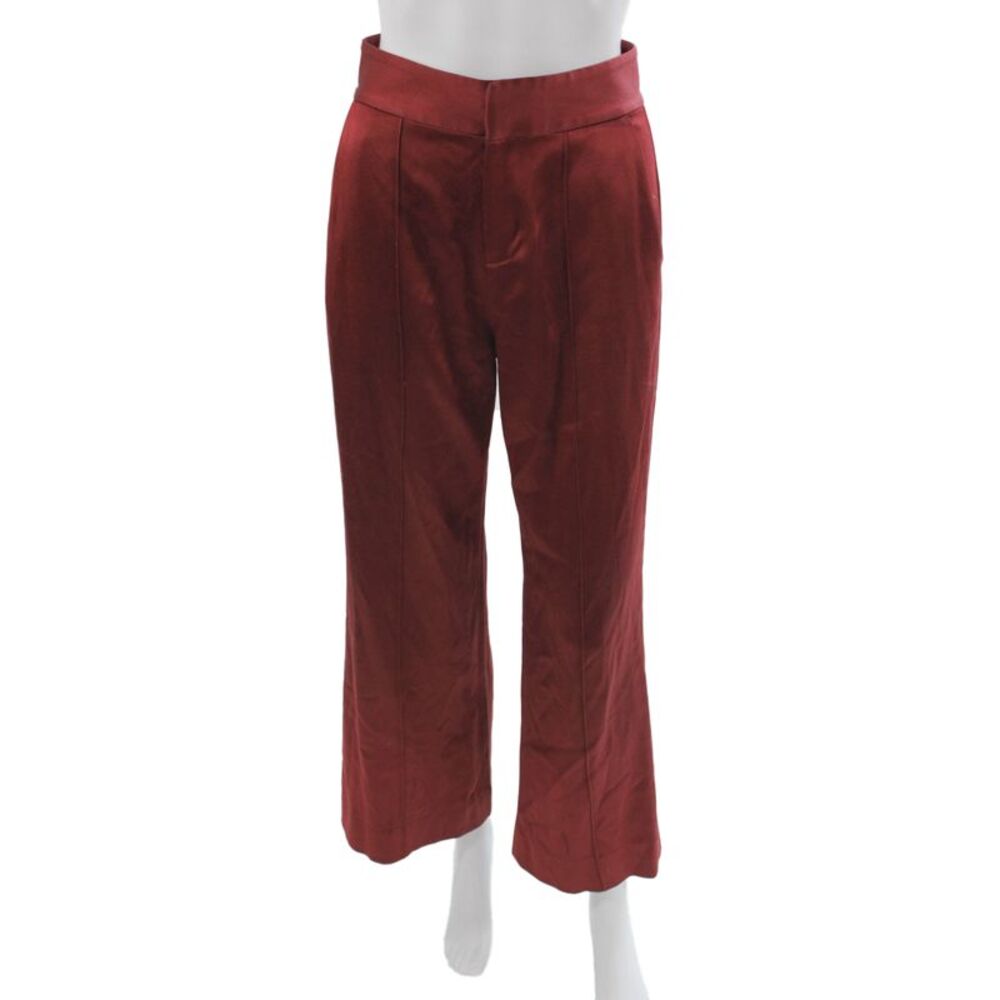 Alice + Olivia Womens Red Dress Pants 75% Triacetate Inseam 29 Size 0